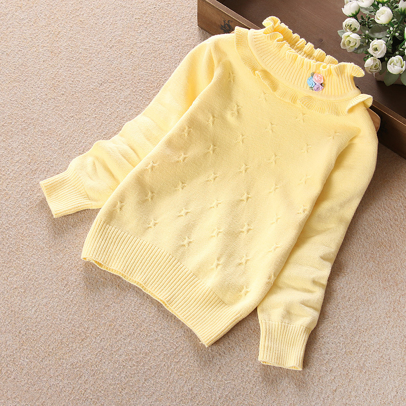 2020 New autumn and winter girls' sweaters cotton fashion children clothins children cotton sweaters 2-3years child