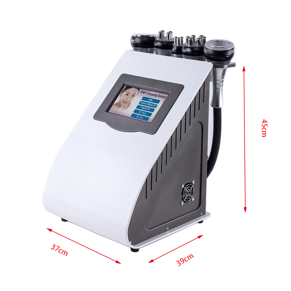 Hot selling multipolar kim8 40K cavitation vacuum system Radio frequency body shaper weight loss body slimming machine