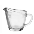 Spring style glass milk creamer for coffee