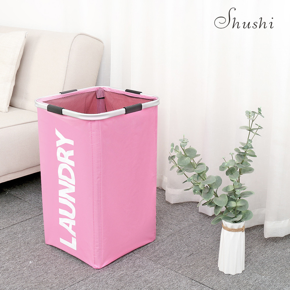 Shushi hotsell laundry bags & baskets Waterproof Dirty Cloth toys bra storage Basket collapsible anti-dust mesh laundry hamper