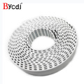 Bycdj Trapezoid PU T10 Open synchronous belt width 15/20/25/30/40/50mm Polyurethane steel T10-15 T10-20 T10-25 open Timing Belt