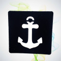 Pirate Anchor Design Hollow Tattoo Stencils For Airbrush Painting Tattoo Template Sticker Paste WOmen Xmas Gift Girl Body Art