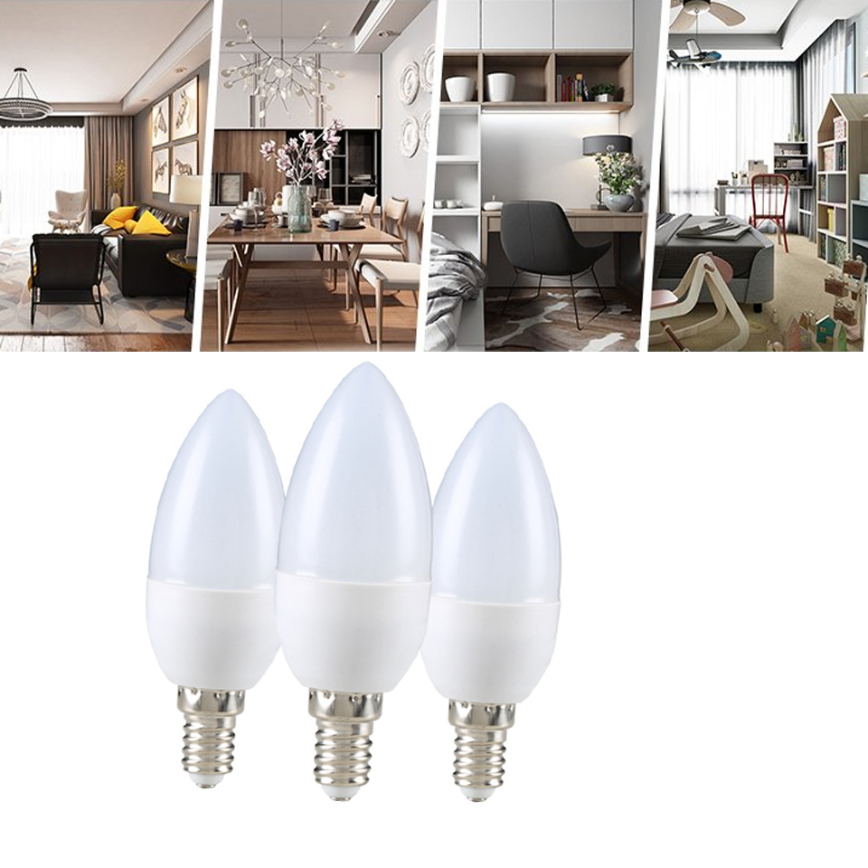 5W 7W Led Candle Bulb E14 220V Save Energy spotlight Warm/cool white chandlier crystal Lamp Ampoule Bombillas Home Light