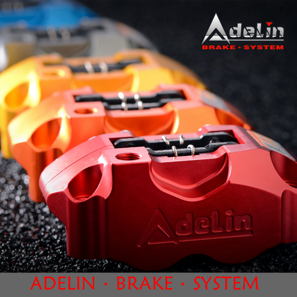 Adelin ADL-1 Motorcycle Hydraulic Brake Calipers Universal 82mm 4 pistons CNC Aluminum alloy Modified Motorcycle brake calipers
