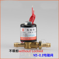 VZ-2.2 Brass 6mm 8mm Hose Barb Connector 2 Way Welding Machines Solenoid Valve 24VDC 24VAC 36VAC 220VAC 0-0.8Mpa Locked or not