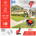 21V Electric Lawn Mower Cordless Household Grass Trimmer Cutter Portable Pruning Garden Tool Lawn Mower