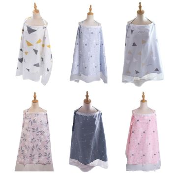 Cotton Nursing Cover Outdoor Baby Breastfeeding Apron Breathable Mum Blanket New Dropship