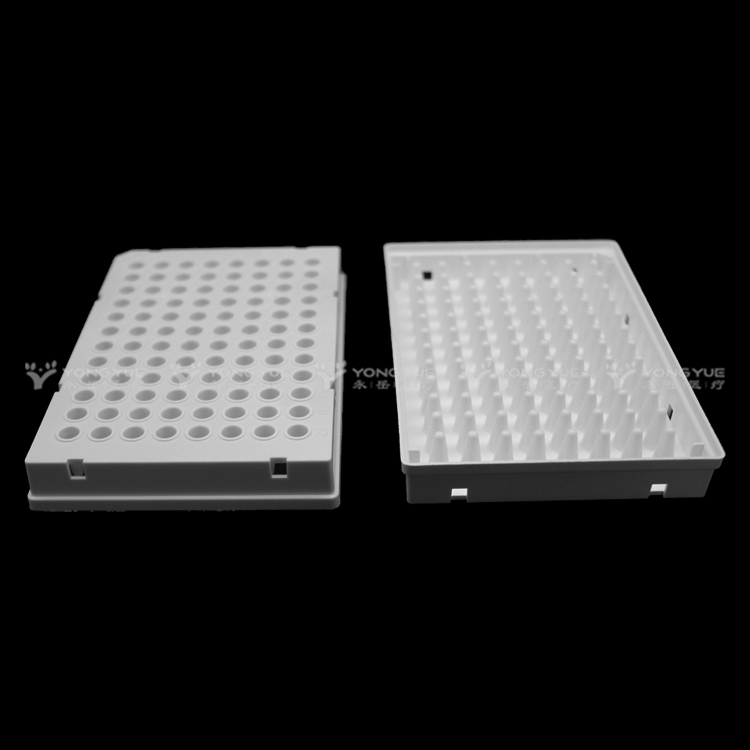 0 1ml 96 Well Pcr Plate Full Skirt White Frame White Tube