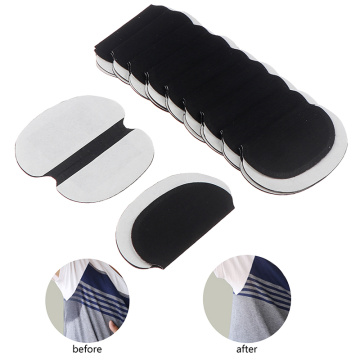 20Pcs Disposable Underarm Shirt Antiperspirant Protection From Sweat Pads Black Deodorant Armpit Absorbent Pad