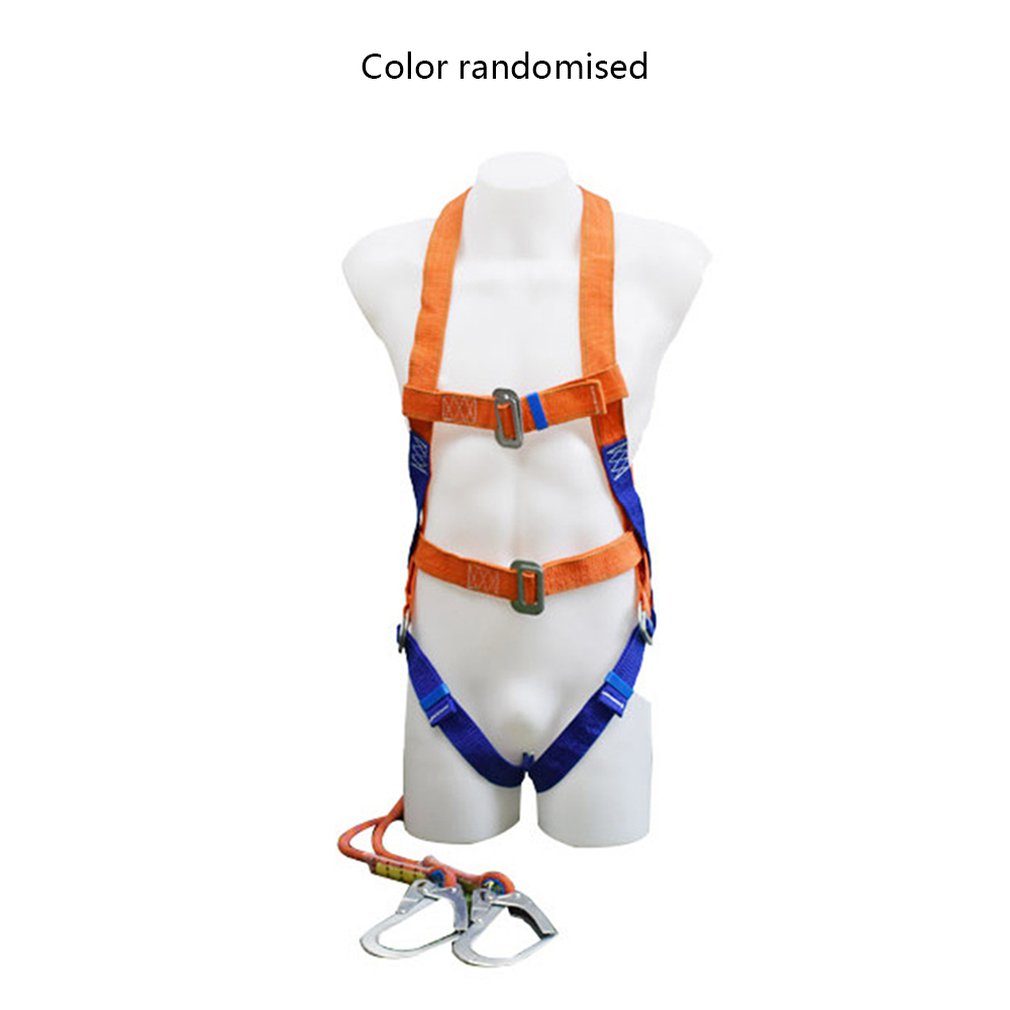 Adjustable Aerial Work Safety Belt Five-Point Safety Fall Protection Polypropylene fiber Camping climbing Accessories