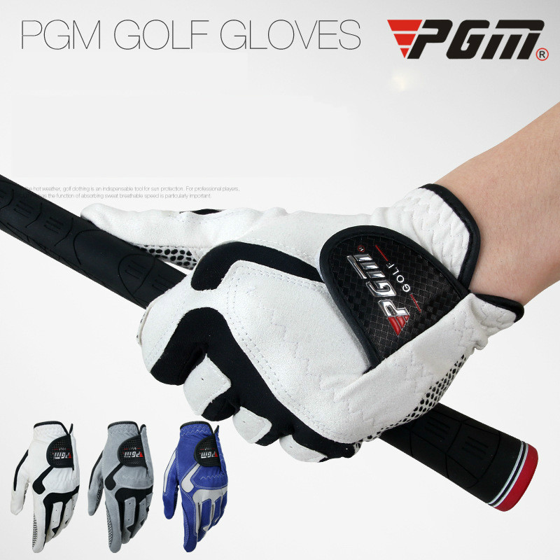 Men's Golf Glove Micro Fiber Soft Left Hand Anti-skidding Non Slip Particles Breathable Golf Glove