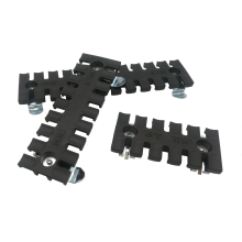 Strain relief plate cable fixing plate