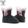 wholesale kids leather winter warm shoes boots