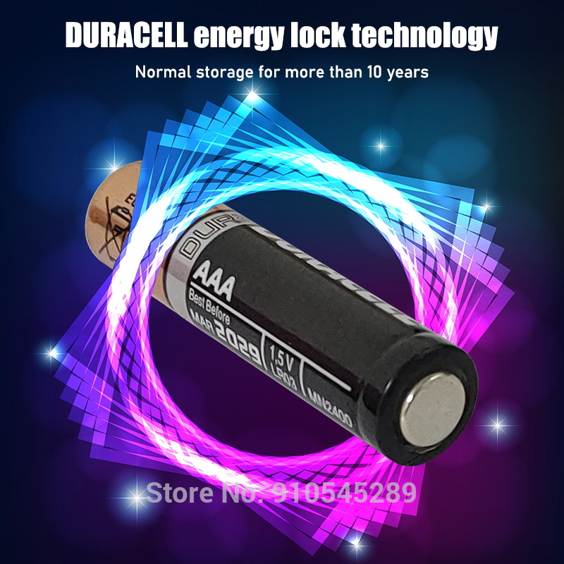 16PCS Original DURACELL 1.5V AAA Alkaline Battery LR03 For Electric toothbrush Toy Flashlight Mouse clock Dry Primary Battery