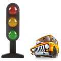 New Lifelike City Map Traffic Light Sign Roadblock Sign Taxi Train Truck Car Accessories Interesting Toys For Children Kids Gift