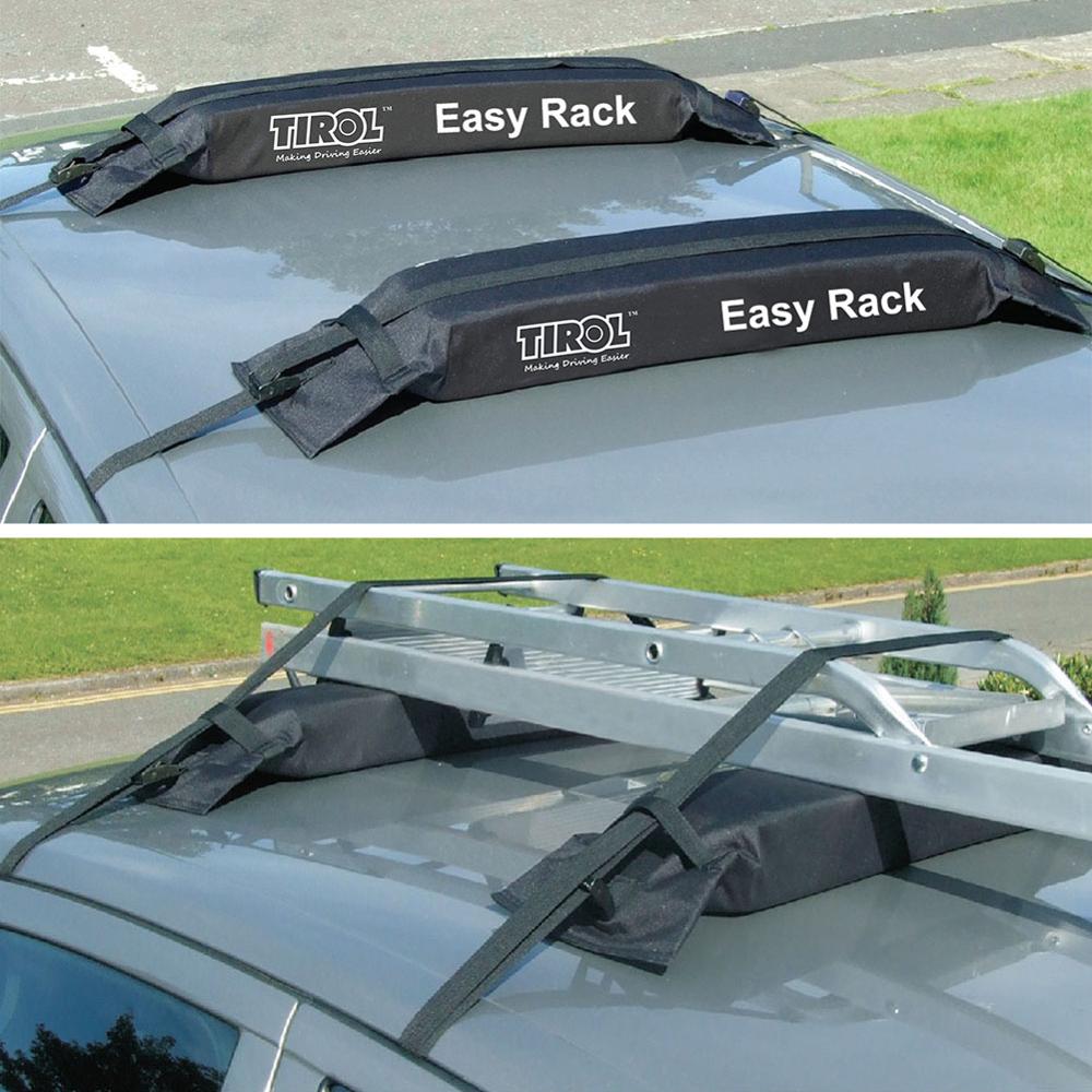 Tirol T15414b P3 High Quality Auto Soft Car Roof Rack 2 Pieces/Set Carrier Luggage Easy Rack Load 60kgs Baggage Accessories
