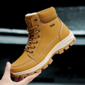 New Winter Men Boots Fur Warm Snow Boots Men Winter Boots Work Shoes Men waterproof Ankle Boots Outdoor Men's Sneakers Footwear