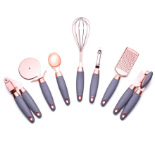 utensils copper coated stainless steel kitchen gadget set