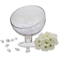 100pcs Clear Irregular Acrylic Crystal Stone Fake Crushed Ice Rocks Ice Cubes Acrylic Vase Fillers for Party Wedding Decorations
