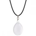 Black Onyx 25x35mm Teardrop Pendant Necklace women Men