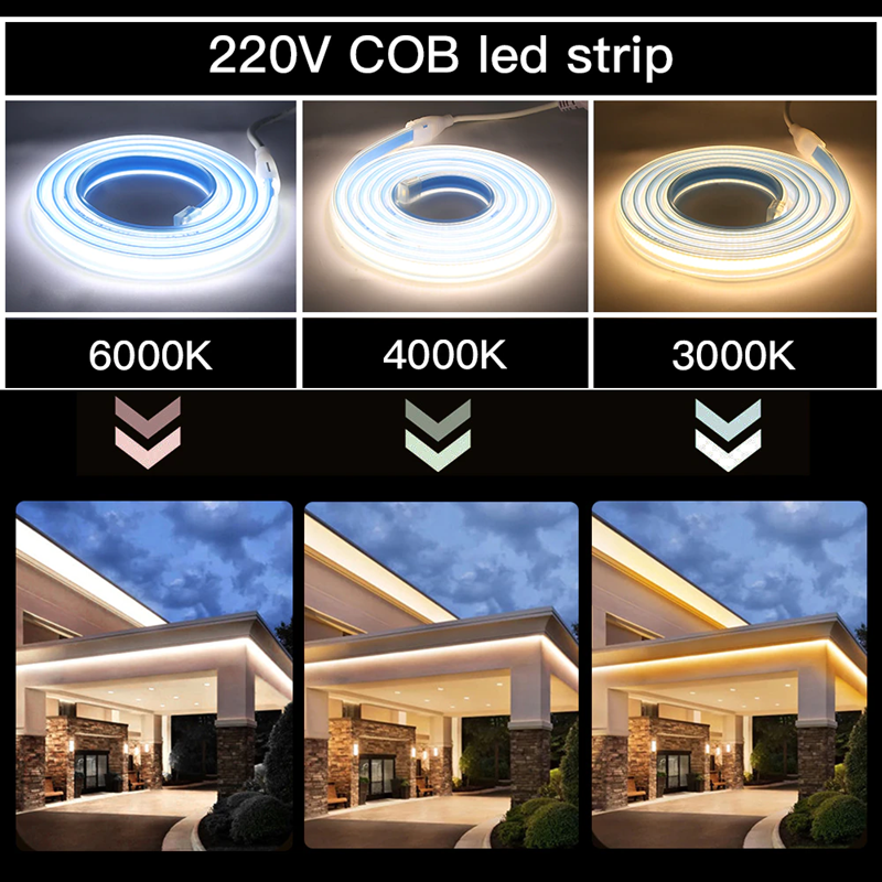 220V 280LED/m Linear Lighting CRI 90 Led Tape