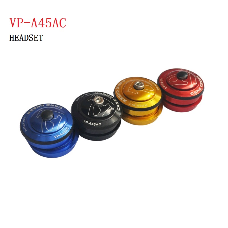 VP A45AC CNC Aluminum Alloy Built-in 44mm Bearing Headset For 28.6mm Front Fork MTB Road Bicycle Folding Bike SP8 bya412 mup8