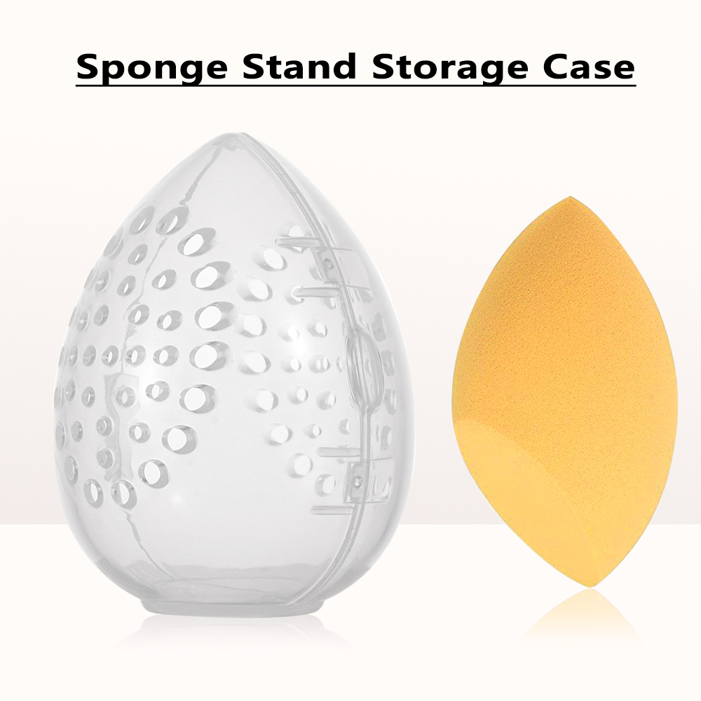 1PC Portable Mildew proof Powder Puff Drying Holder Sponge Display Storage Case Cosmetic Powder Puff Holder Makeup Accessories