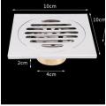 10 cm plating pure copper square washing machine dual-use floor drain cover shower waste water drain grid floor drain