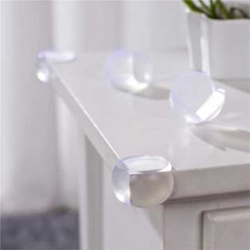 10pcs/lot soft Baby Children Infant Protecting Table Edge Guards Spherical Transparent Silicone Furniture Corner Anti-Collision