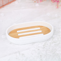 1pc Bamboo Soap Dish Wooden Soap Holder Wood Bathroom Soap Box Case Container Tray Rack Plate