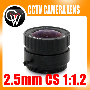 3MP 2.5mm CS cctv lens suitable for both1/2.5