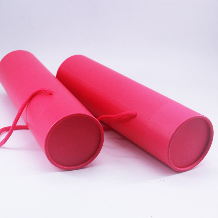 paper tube with rope for convenience
