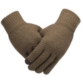 Thick Mens Winter Gloves Cold Weather Knit Gloves Thermal Mittens Unique Knitted Gloves