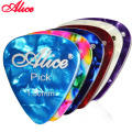 100pcs Alice Celluloid Guitar Picks Plectrum Mediator Gauge 0.46/0.71/0.81/0.96/1.2/1.5mm Random Color Guitar Parts Accessories