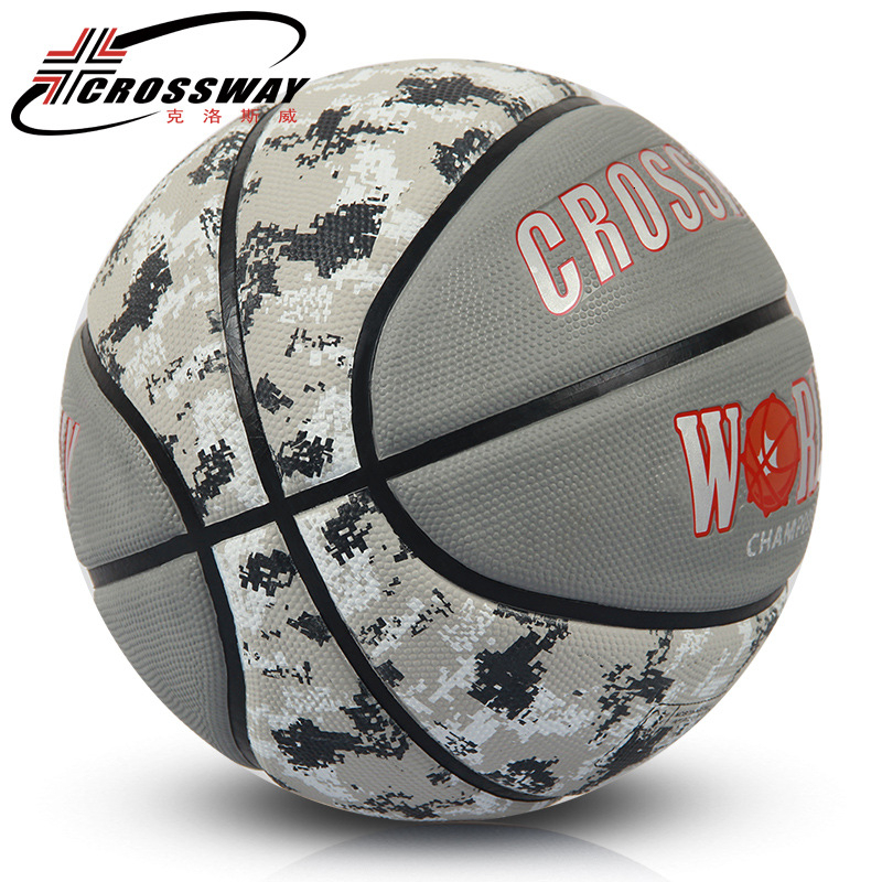 Indoor Outdoor Basketball Ball Official Size 7 Wear-Resistant Basket Ball Basketball Rubber Basketball Ball With Net Pocket Pin