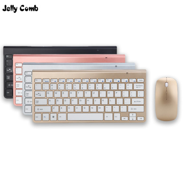 Ultra thin 2.4G Wireless Keyboard and Mouse Set Multimedia Scissor Keys Keyboard Mouse Combo Set for Laptop Notebook Desktop