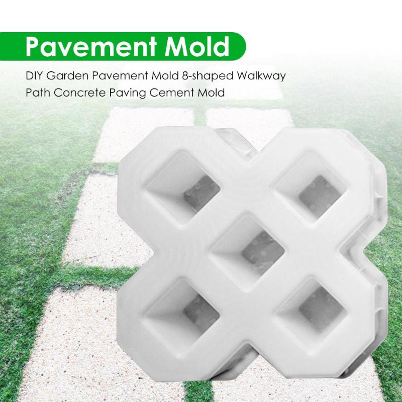 Hot Sale Paving Molds Delicate Design Solid DIY Garden Yard Road Pavement Mold Path Paving Cement Brick Concrete Mould