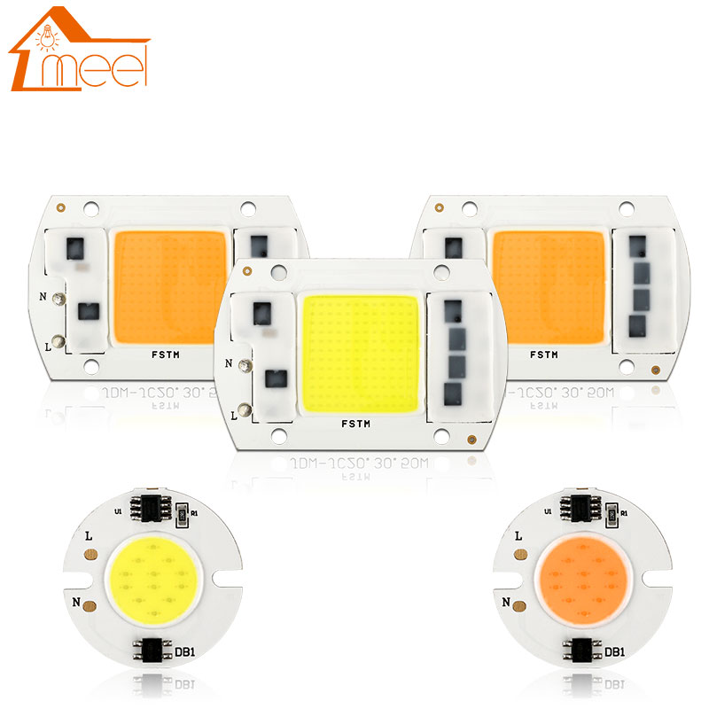 COB LED Chip Lamp 3W 5W 7W 10W 20W 30W 50W Smart IC Light Beads 220V 240V DIY For LED Bulb Floodlight Spotlight