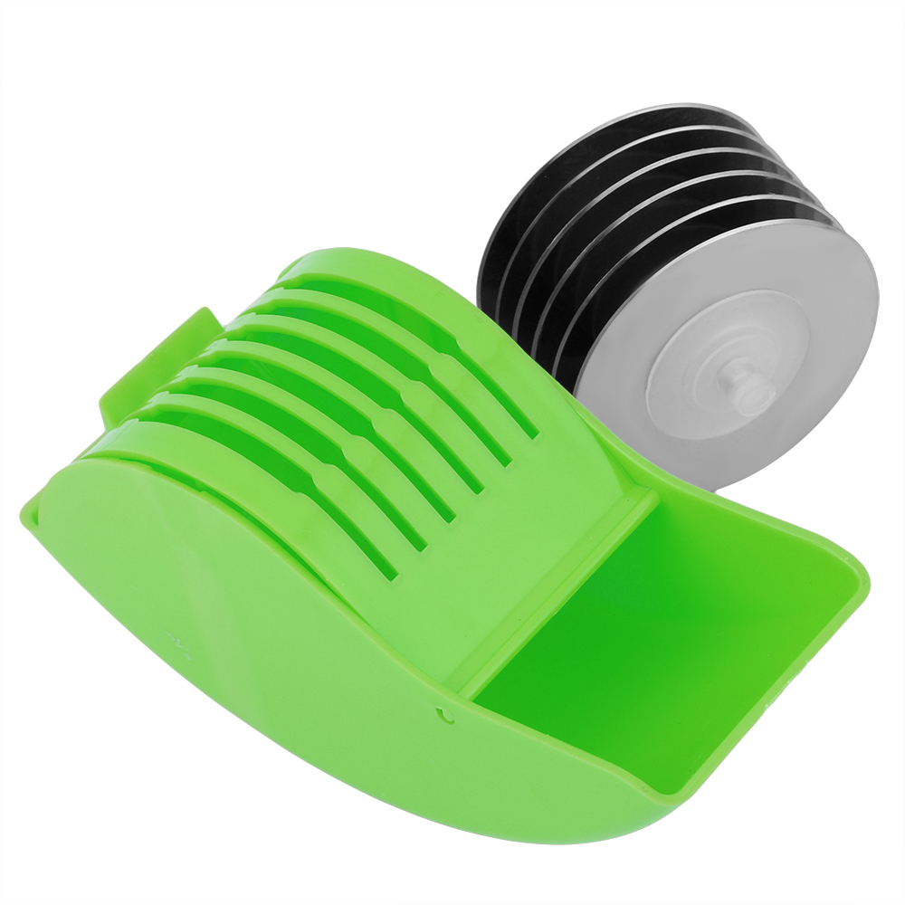 Multi-Function Roller Cutting Garlic Onion Cutter Manual Hand Scallion Cutter Slicers 6Blade Kitchen For Cutting Fresh Noodles.