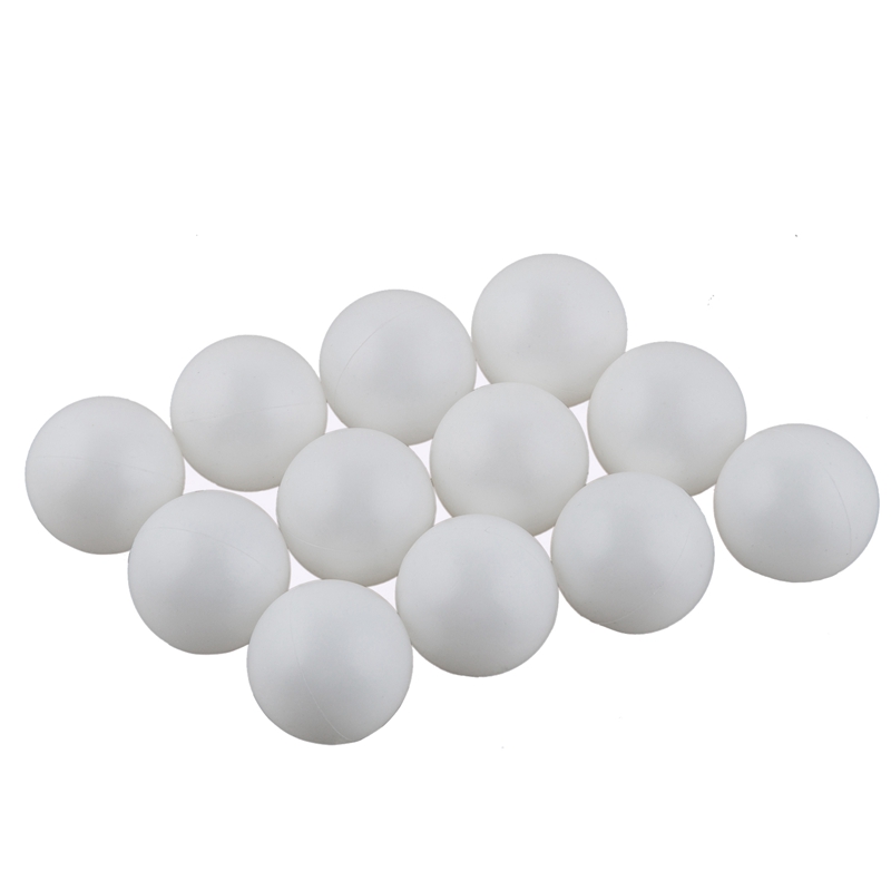 Pack of 12 Plain White Unbranded Table Tennis balls