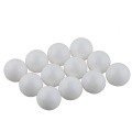 Pack of 12 Plain White Unbranded Table Tennis balls