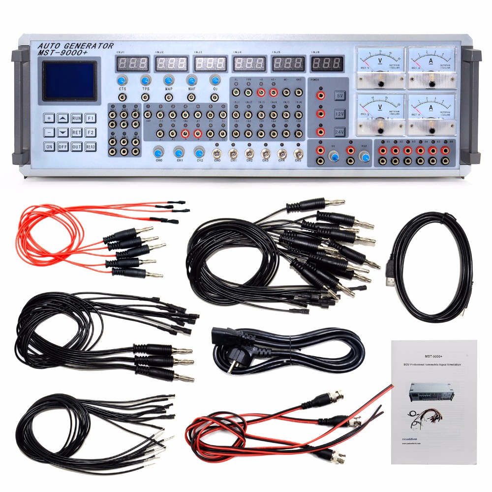 Automobile ECU Signal Simulation Testing Bench MST9000+ used for 12V Petrol cars