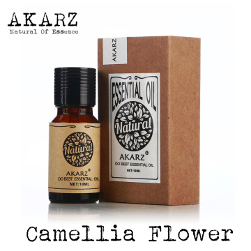 Camellia flower essential oil AKARZ Top Brand body face skin care spa message fragrance lamp Aromatherapy camellia flower oil