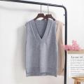 2020 Autumn Winter Korean Women Knitted Sweater Sleeveless Women Casual Vest Ladies V-Neck Pullover Tank Tops Waistcoat JW9747