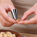 2-In-1Chestnut Clip WIth 2 Finger protection Nut Cracker Sheller Walnut Pliers Metal Nut Opener Stainless Steel Kitchen Tool50