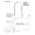 Commercial Kitchen Wall Mount Faucet