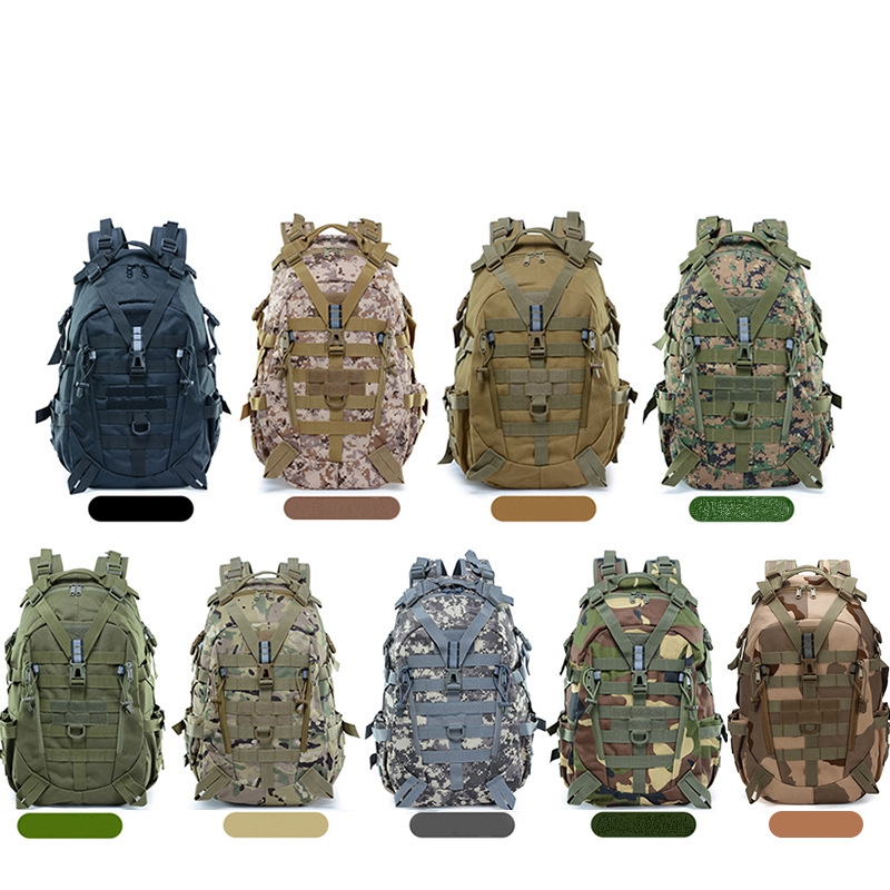 Weysfor 40L Outdoor Military Rucksack Backpack Travel Bag Waterproof Tactical Backpack Sports Camping Hiking Fishing Hunting Bag