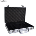 Aluminum Casino Texas Poker Chips Case Capacity Suitcase Black Jack Poker Container Box Tool Case Outdoor Vehicle Kit Box
