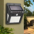 20 30LEDS Solar Rechargeable LED Solar light Bulb Outdoor LED Wall Washers Garden lamp Decoration PIR Motion Sensor Wall light