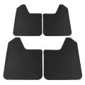 4pcs Car Pickup Truck Mud Flaps Multipurpose Wear-resistant Sprayability SUV Front Rear Fender Splash Guards with Screws